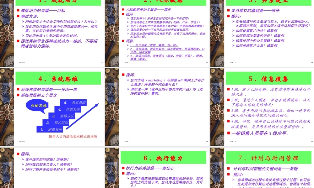 销售团队建设操作方法