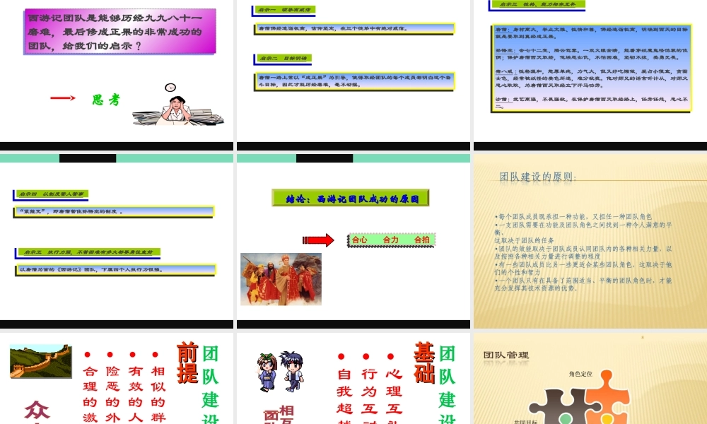 团队建设的重要性