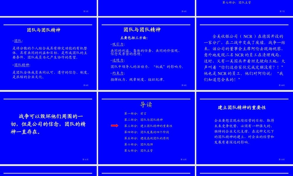 高效团队建设培训