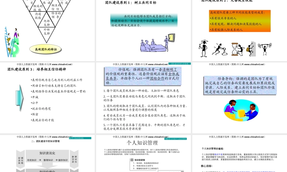 某企业团队建设培训