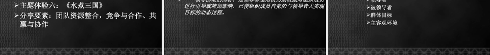 中高层团队培训课程