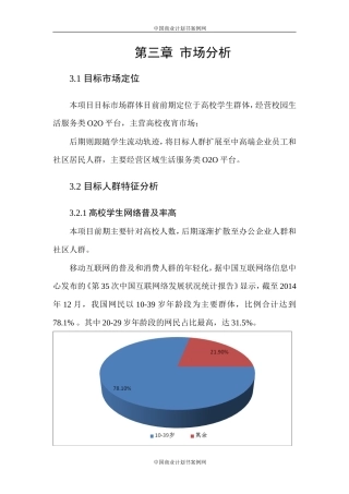 互联网企业融资商业计划书模板