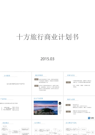 十方旅行商业计划书.ppt