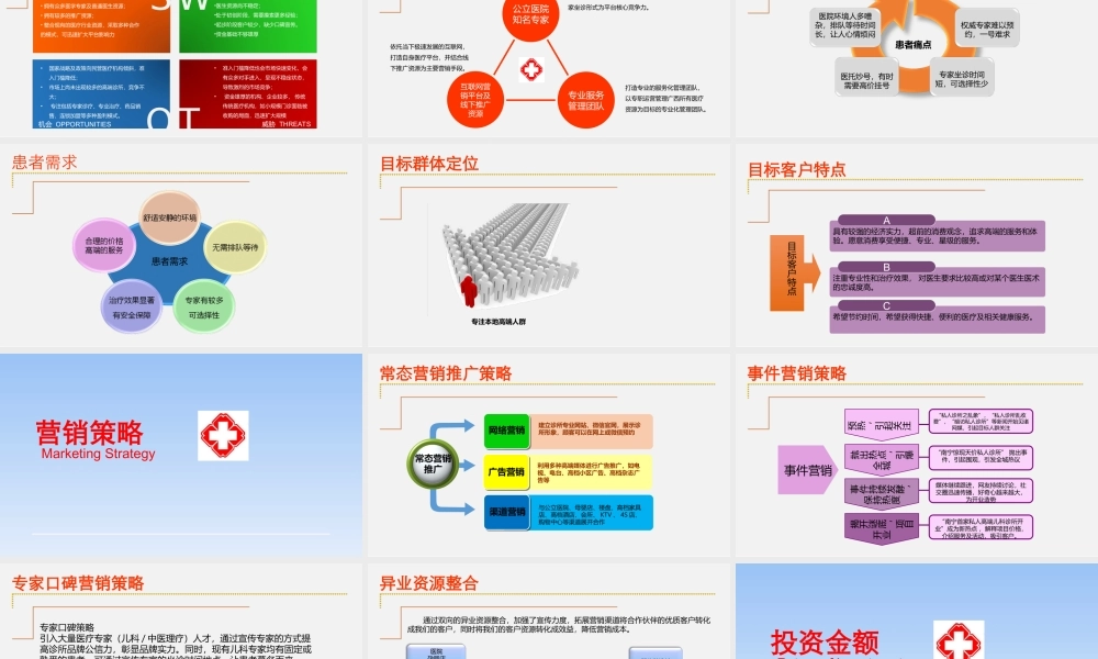 诊所项目计划书