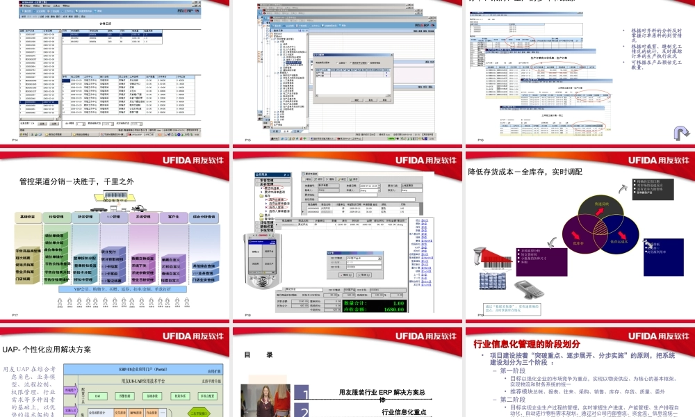 服装行业ERP-解决方案