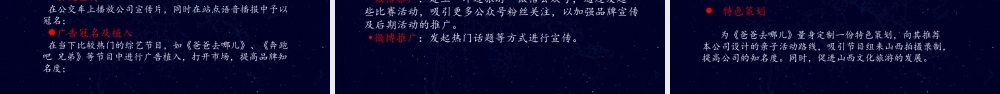 旅游公司策划书