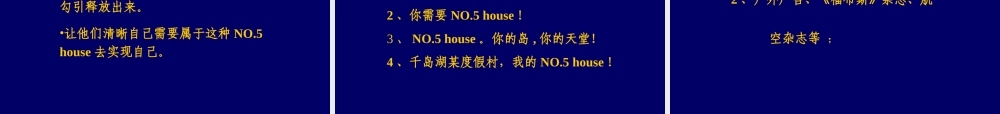 某度假村策略思考及广告执行计划