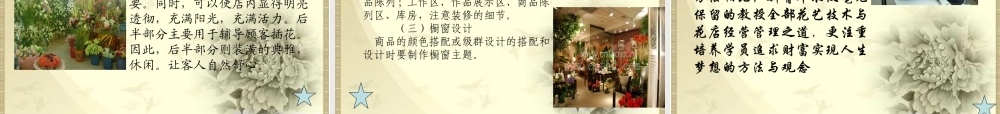 花店的创业计划大赛创业计划书