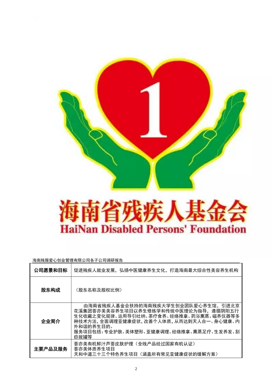 标准美容院馆商业计划书_第2页