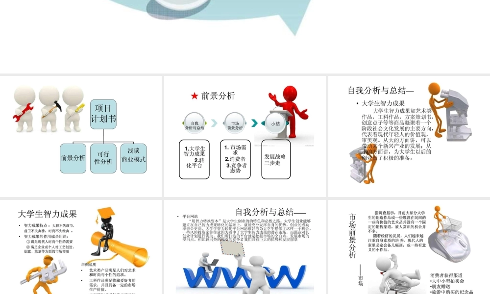 3D商业计划书-商业策划书-商业模式