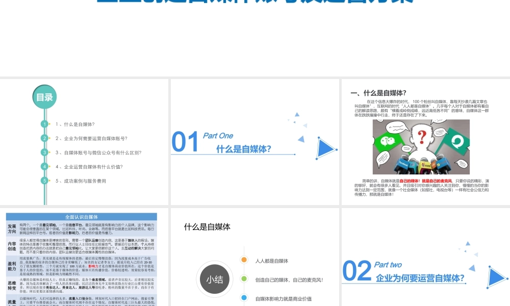 企业创建自媒体账号及运营方案