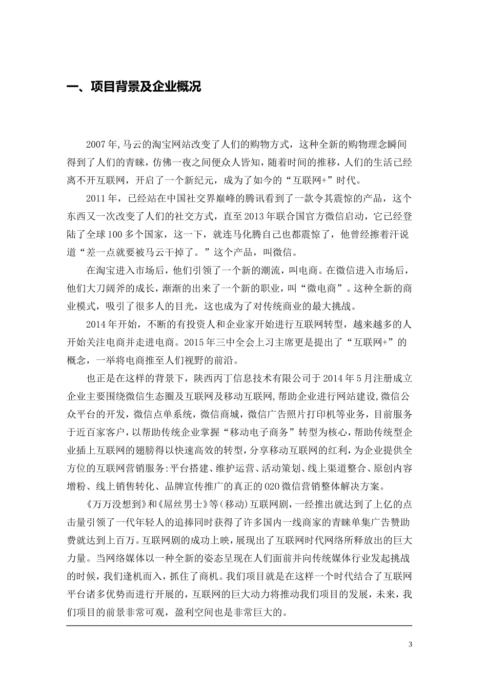 新媒体商业计划书_第3页