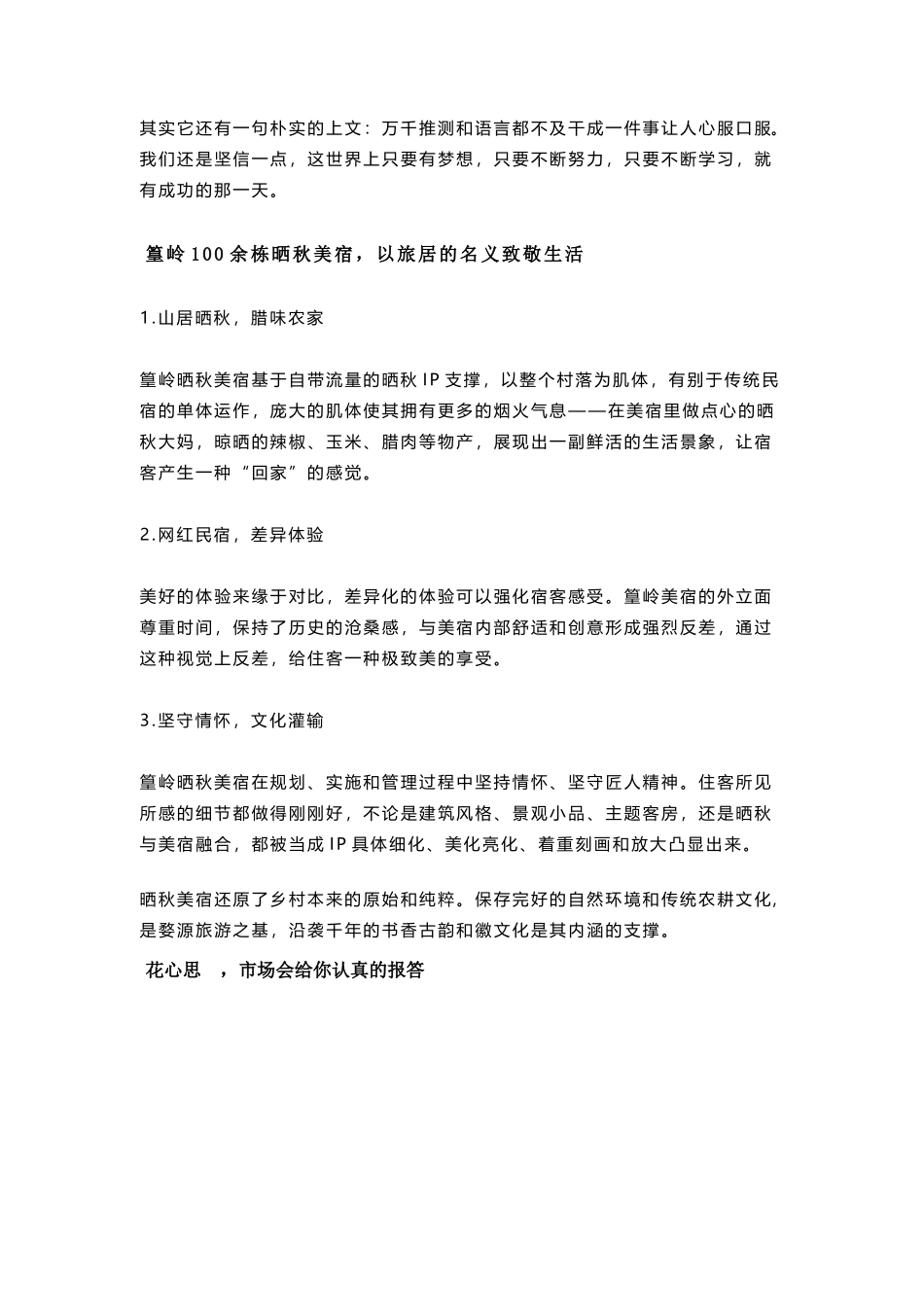 民宿;情怀是面子-运营是里子_第3页
