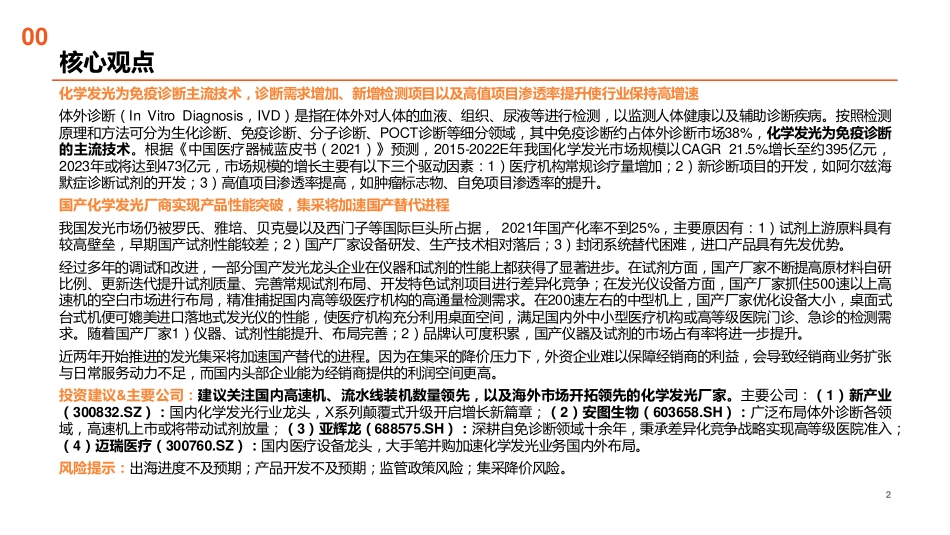 2023年化学发光领域全景图_第2页