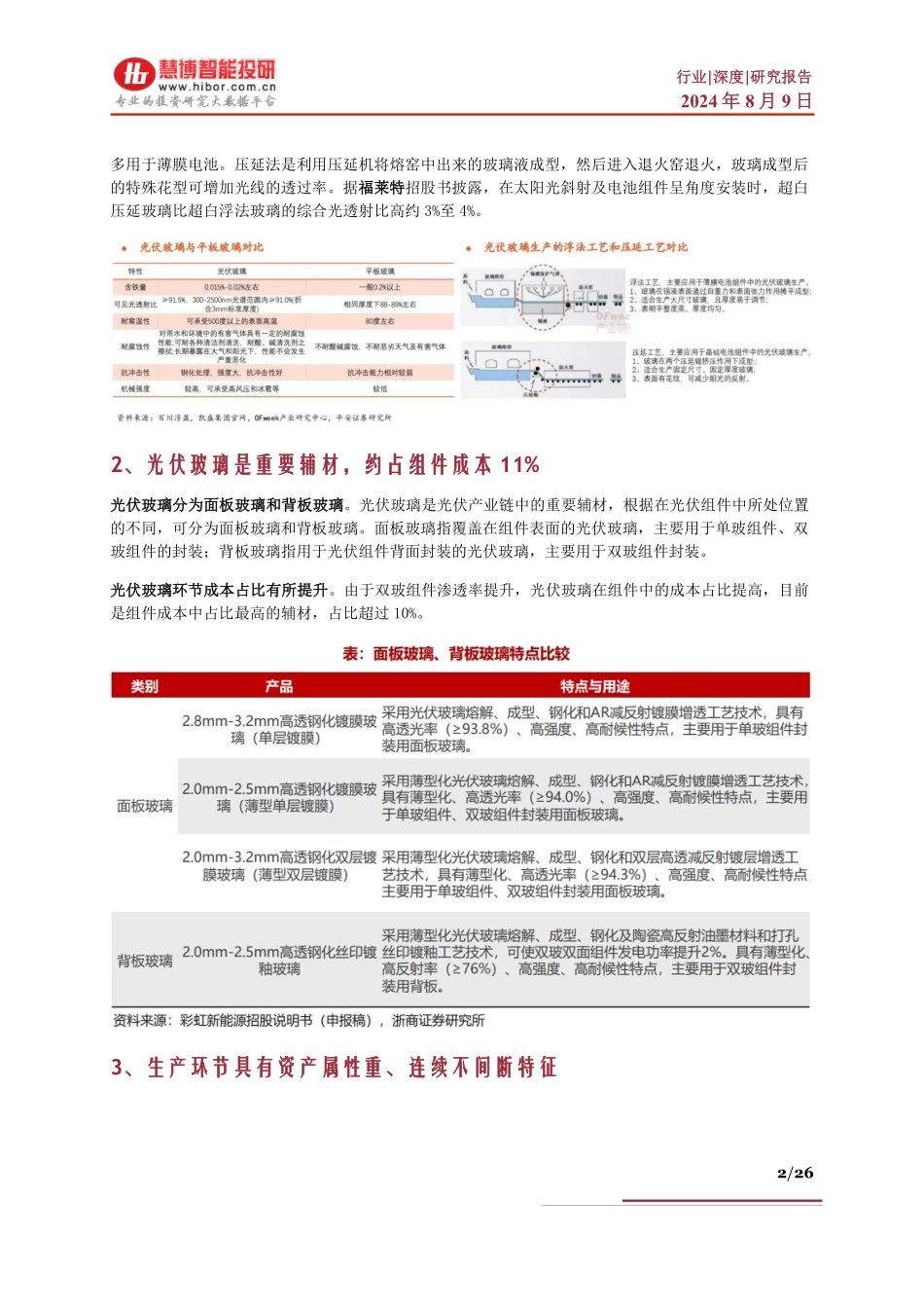 2024年8月光伏玻璃行业深度：供需格局、发展趋势、产业链及相关企业深度梳理_第2页