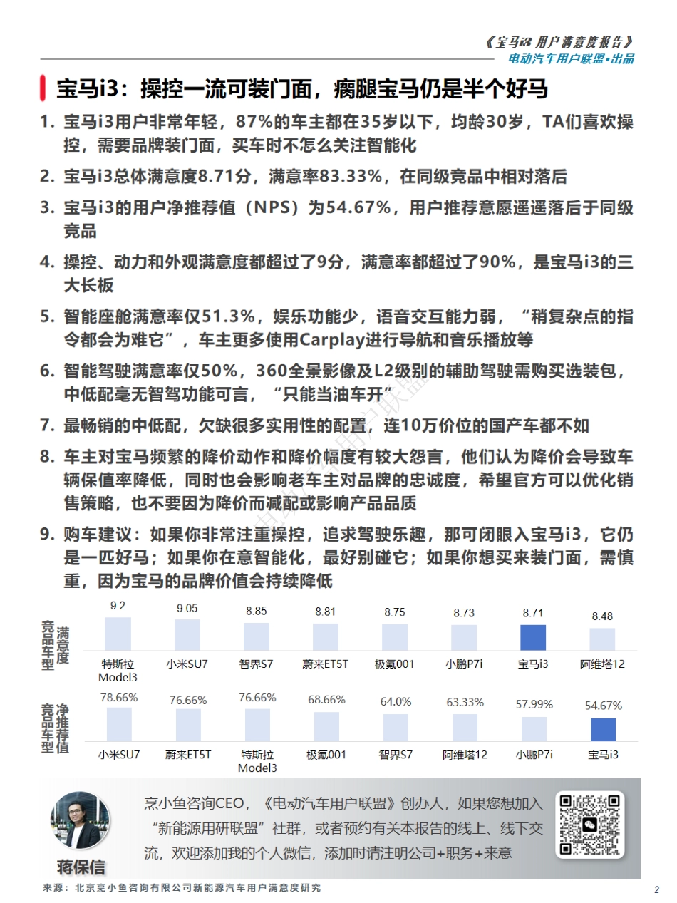 2024年8月宝马i3用户满意度报告_第2页