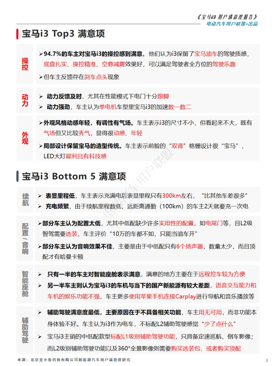 2024年8月宝马i3用户满意度报告_第3页