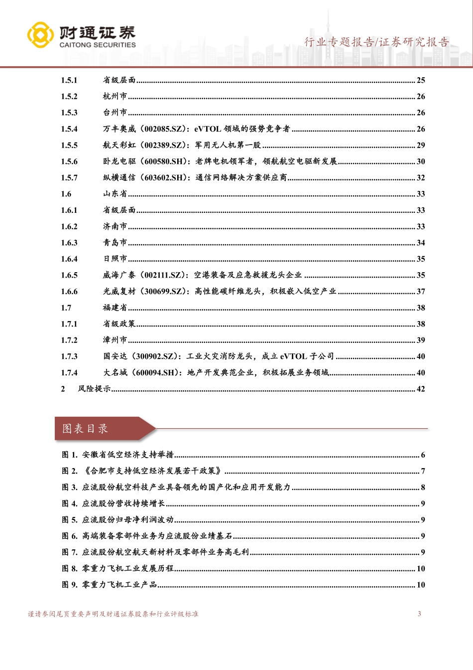 构架低空从政策端到产业链的桥梁（系列之二，华东篇） - 副本_第3页