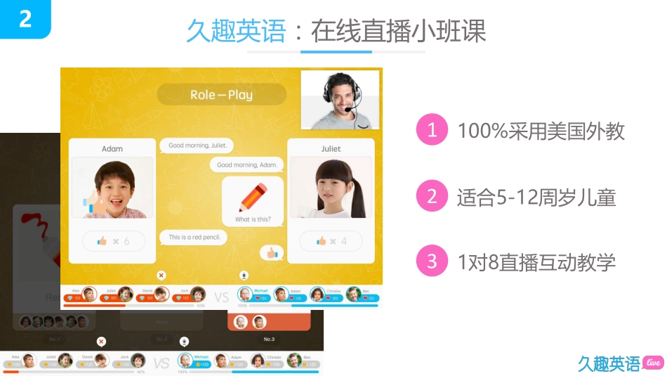 久趣英语-在线直播小班课商业计划书A轮_第2页