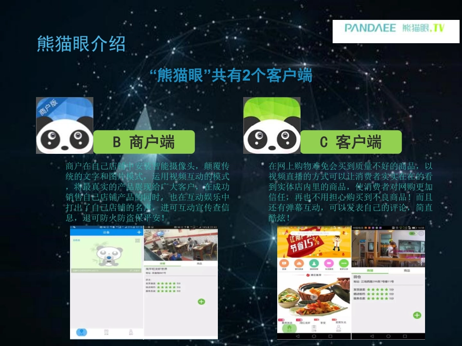 熊猫眼-融合物联网、实景直播以及智能硬件的新型移动电商平台商业计划书_第3页