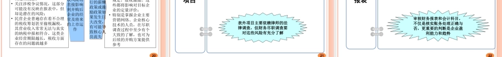 并购尽职调查的风险控制