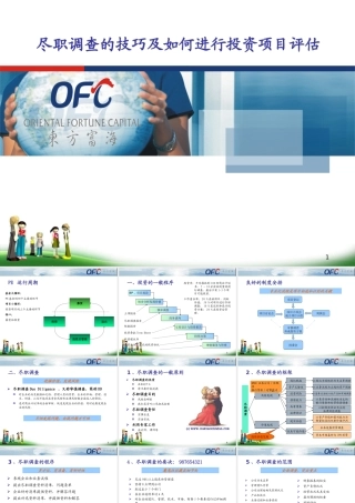 尽职调查的技巧及如何进行投资项目评估
