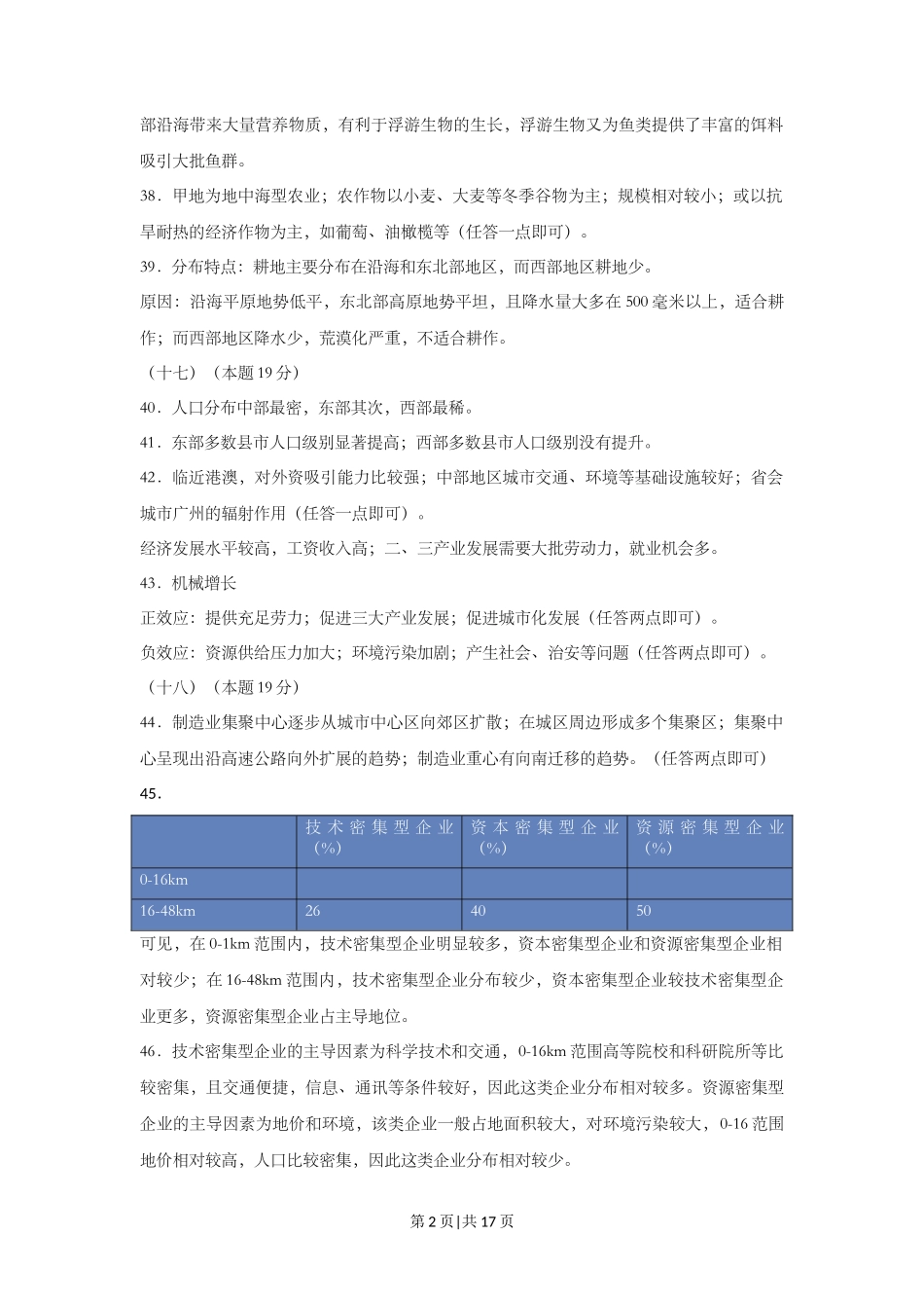 2013年高考地理试题（上海）（解析卷）_第2页