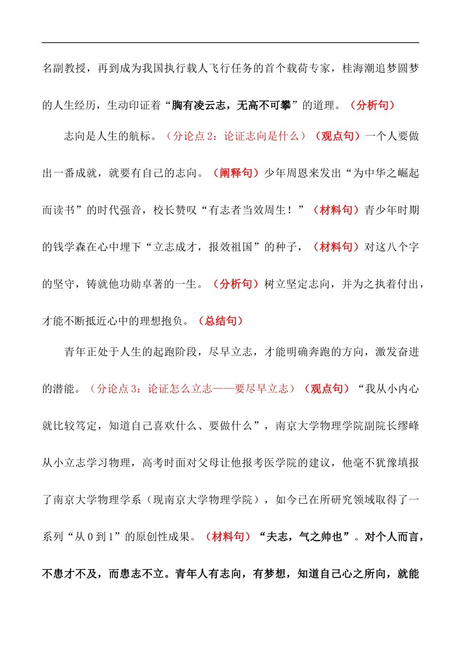 跟《人民日报》学写议论文标准议论段（解析版） （全国通用）_第3页