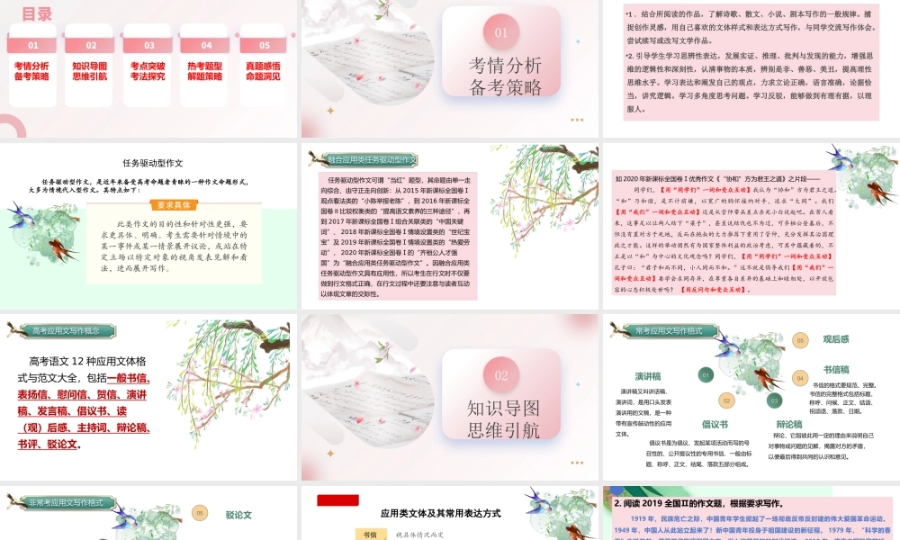 第03讲 应用类任务驱动型作文(课件)