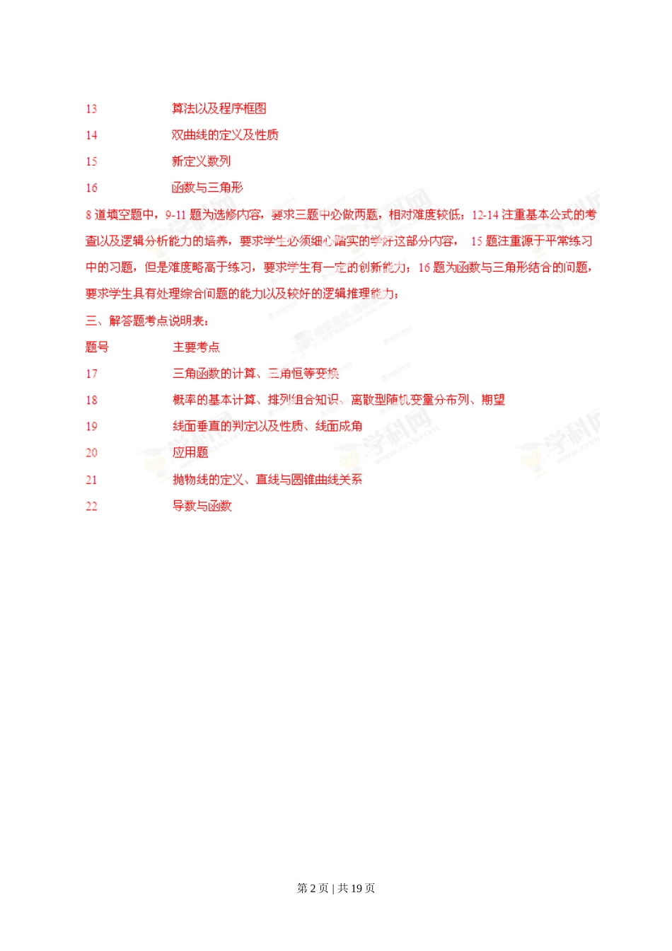 2013年高考数学试卷（理）（湖南）（解析卷）_第2页