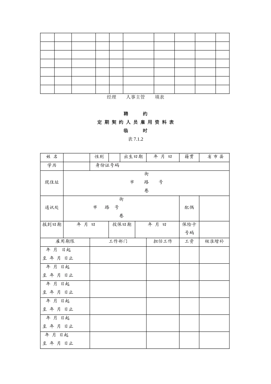 聘约人员管理办法_第2页