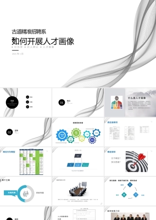 【行政画像】【PPT】如何开展人才画像 17P