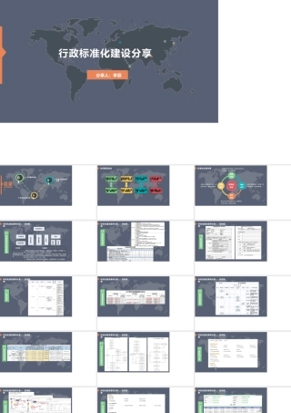 【行政体系】行政标准化体系建设分享-某行政副总
