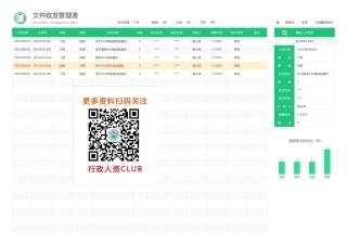 【收发文】文件收发管理表（内置查询）
