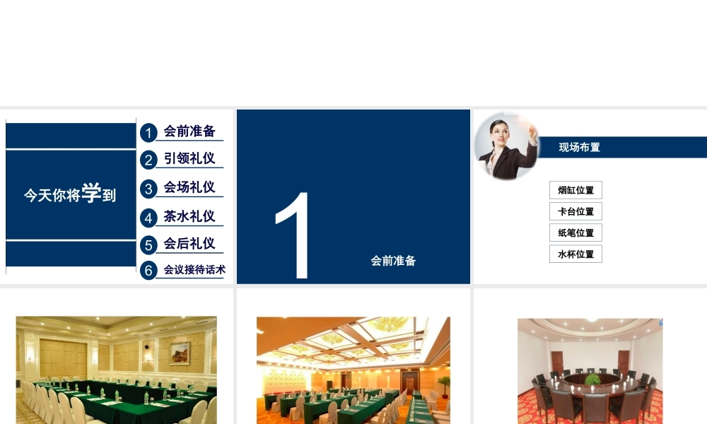 【前台培训】】会议礼仪