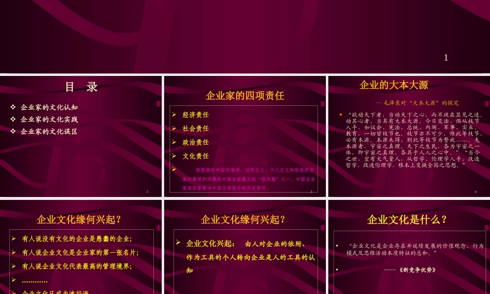 企业家的企业文化