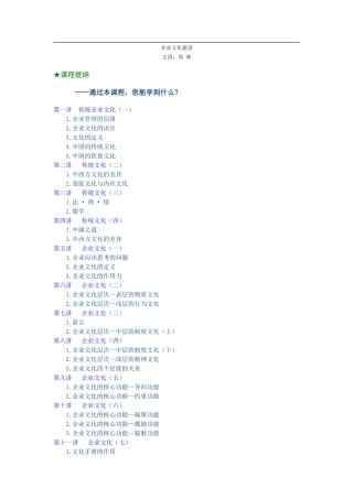 企业文化建设（周坤）