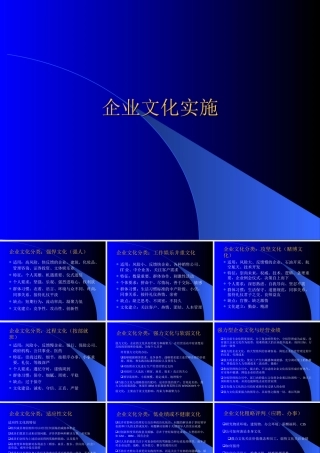 企业文化实施