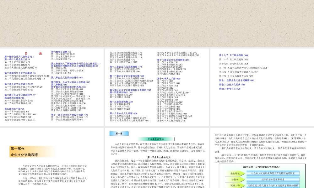 企业文化咨询实务