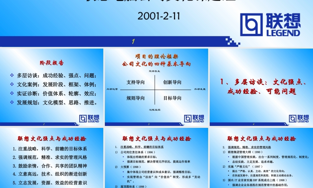 《联想企业文化系统工程咨询报告》76页