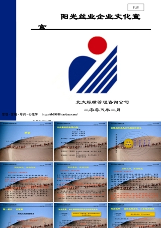 北大纵横：阳光丝业企业文化宣言