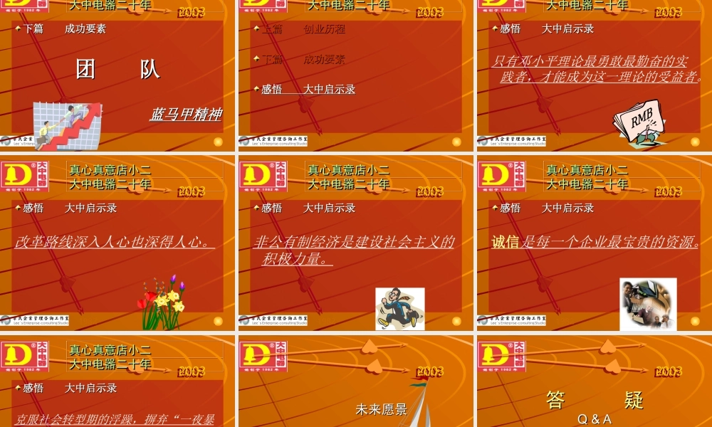 大中电器企业文化