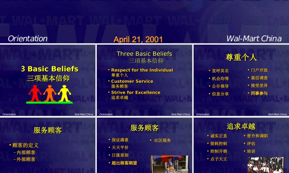 沃尔玛企业文化(PPT)