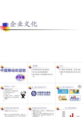 中国移动企业文化