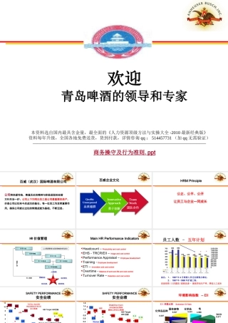 【案例分析】安盛-百威-企业文化分析报告