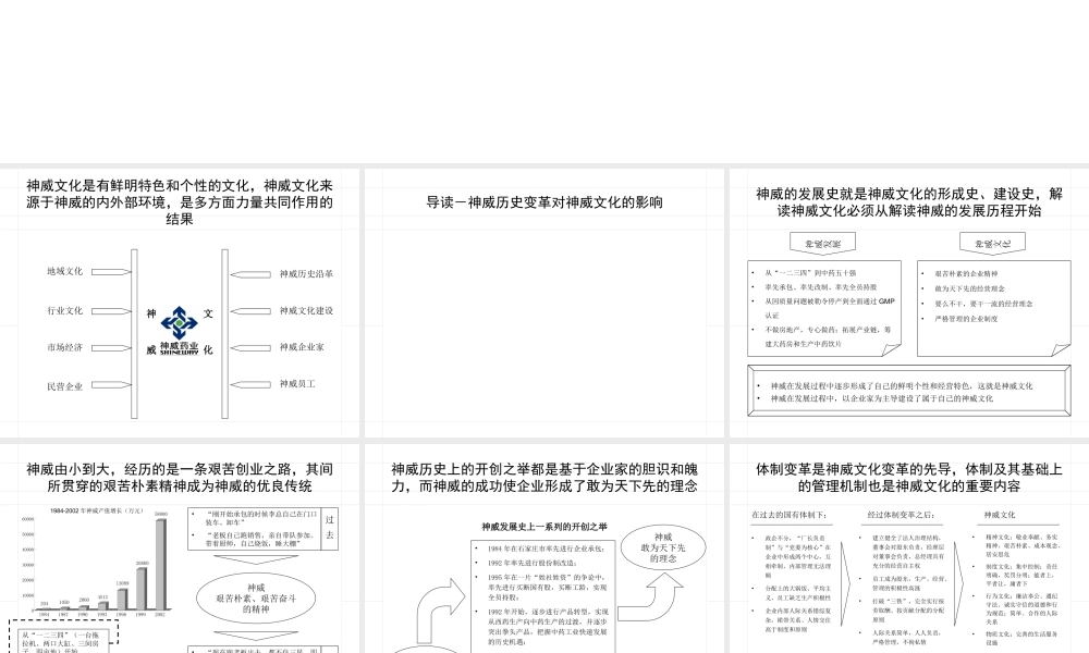 【案例分析】神威药业企业文化诊断报告