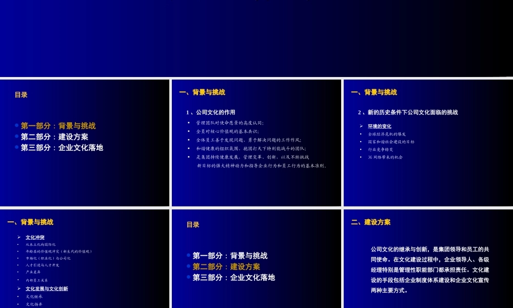 【培训课件】中兴通讯-企业文化建设方案-42页