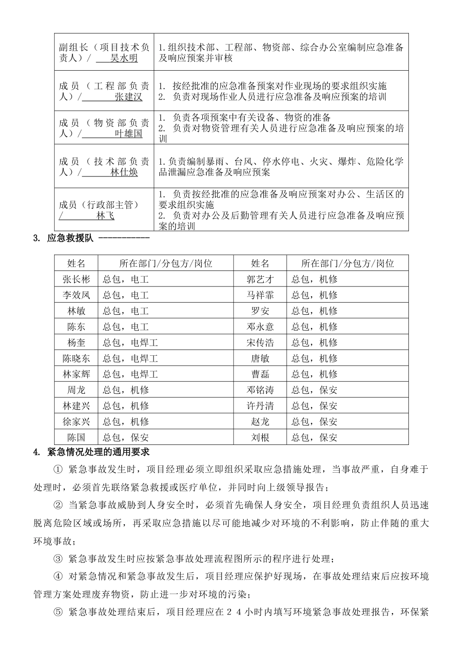 三防应急预案模板_第2页