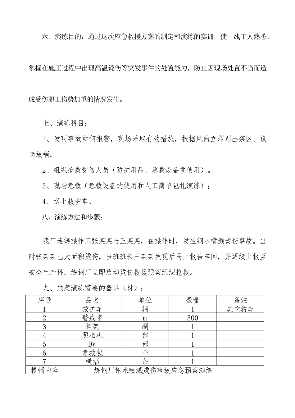 烫伤应急演练方案_第2页