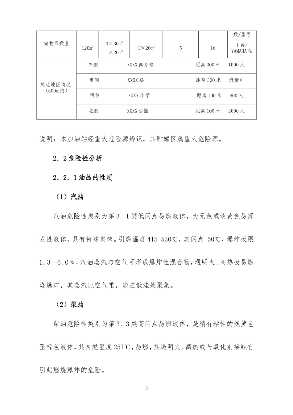 加油站安全生产事故应急预案_第3页